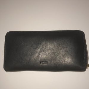 Black Fossil Wallet